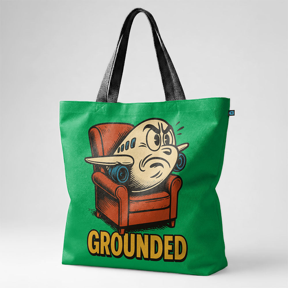 Grounded Plane - Tote Bag