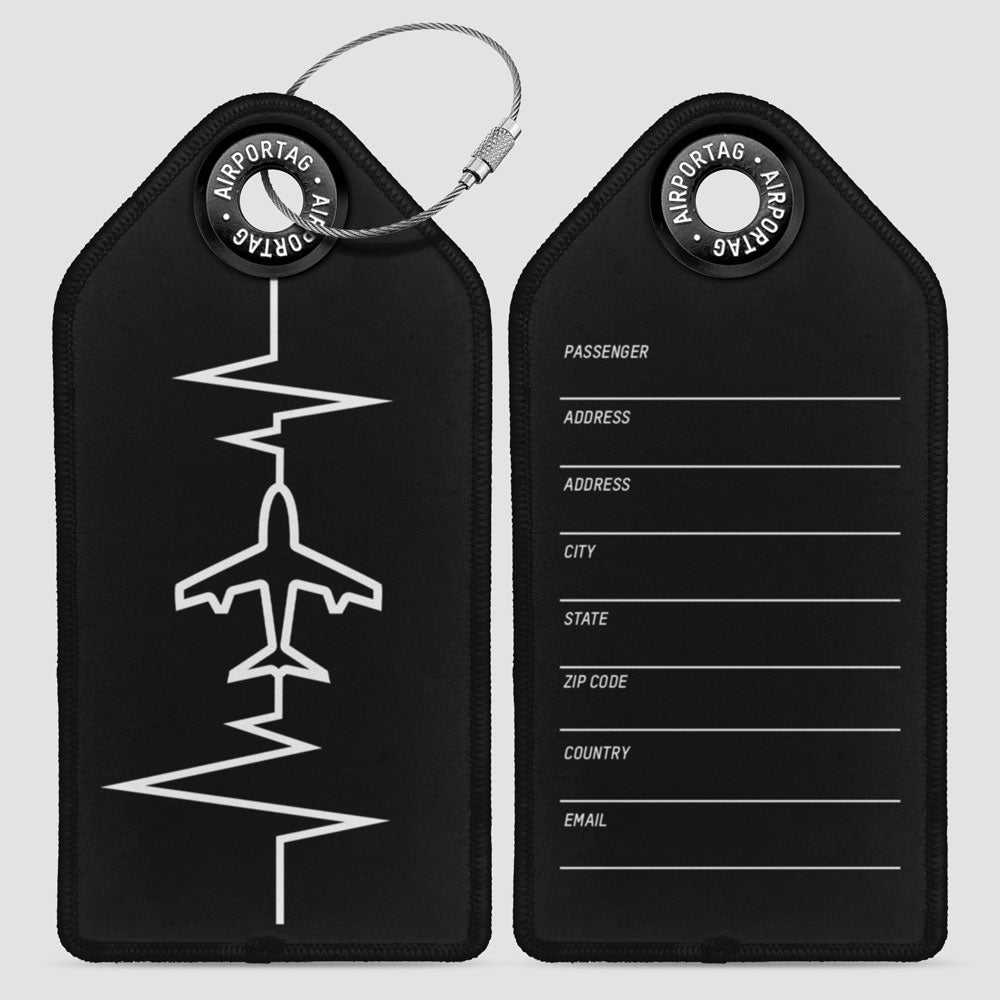 Heartbeat - Luggage Tag