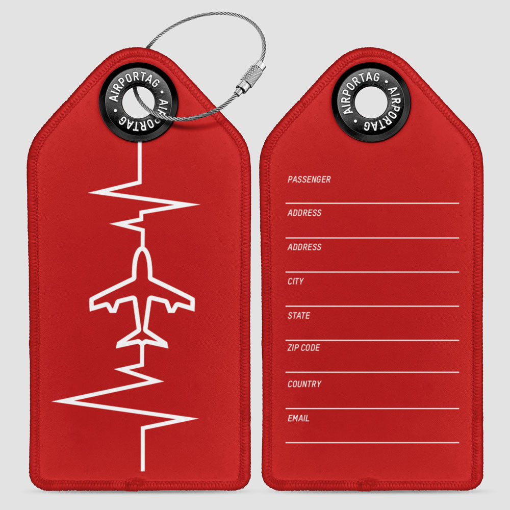 Heartbeat - Luggage Tag