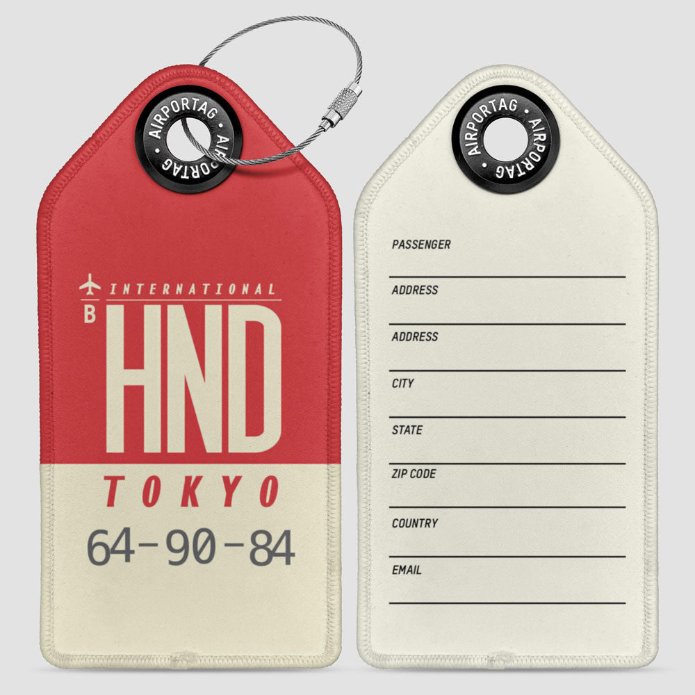 HND - 荷物タグ