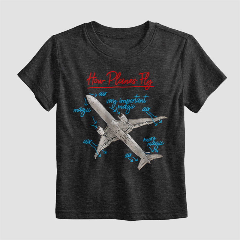 How Planes Fly - Kids T-Shirt