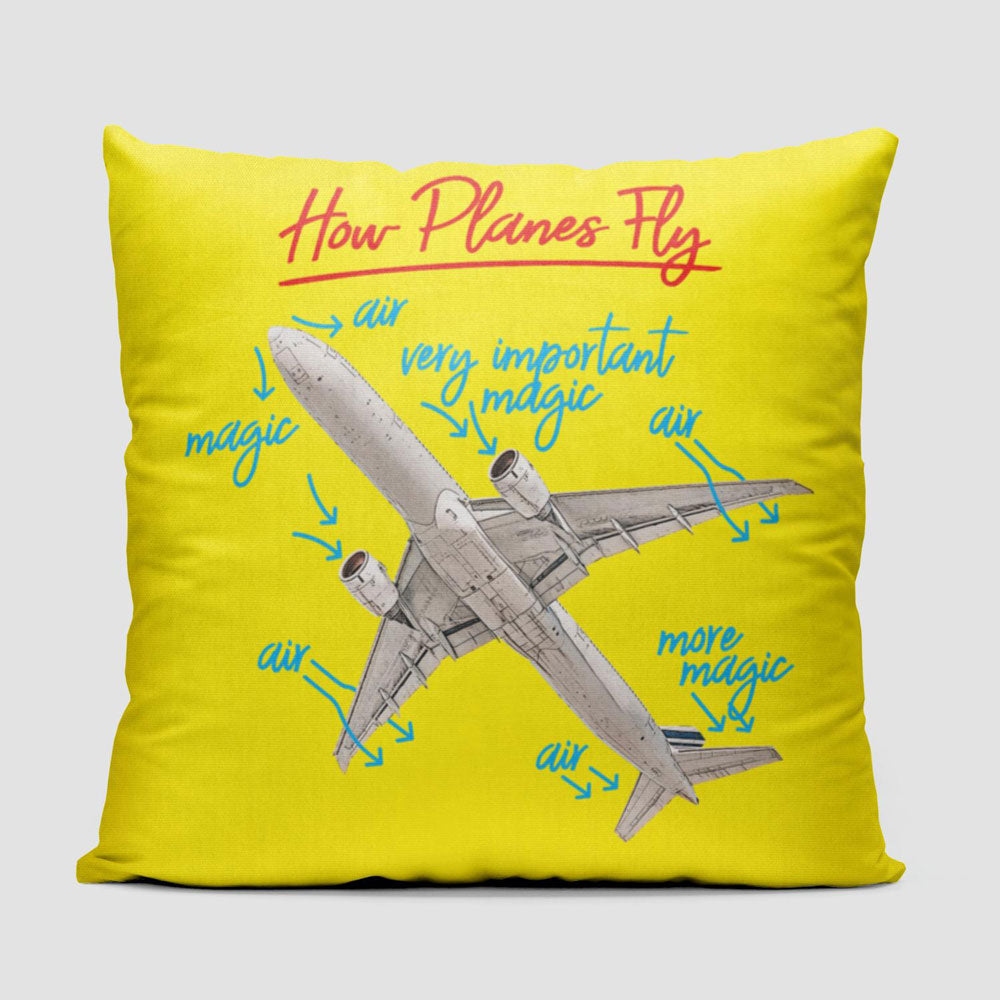 How Planes Fly - Throw Pillow