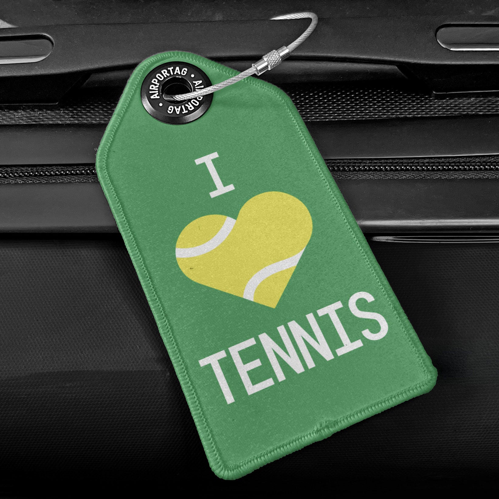 I Love Tennis - Luggage Tag