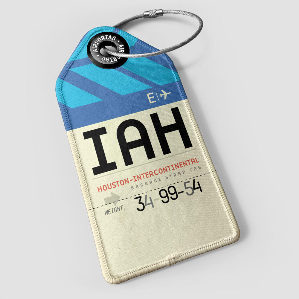 IAH - Étiquette de bagage