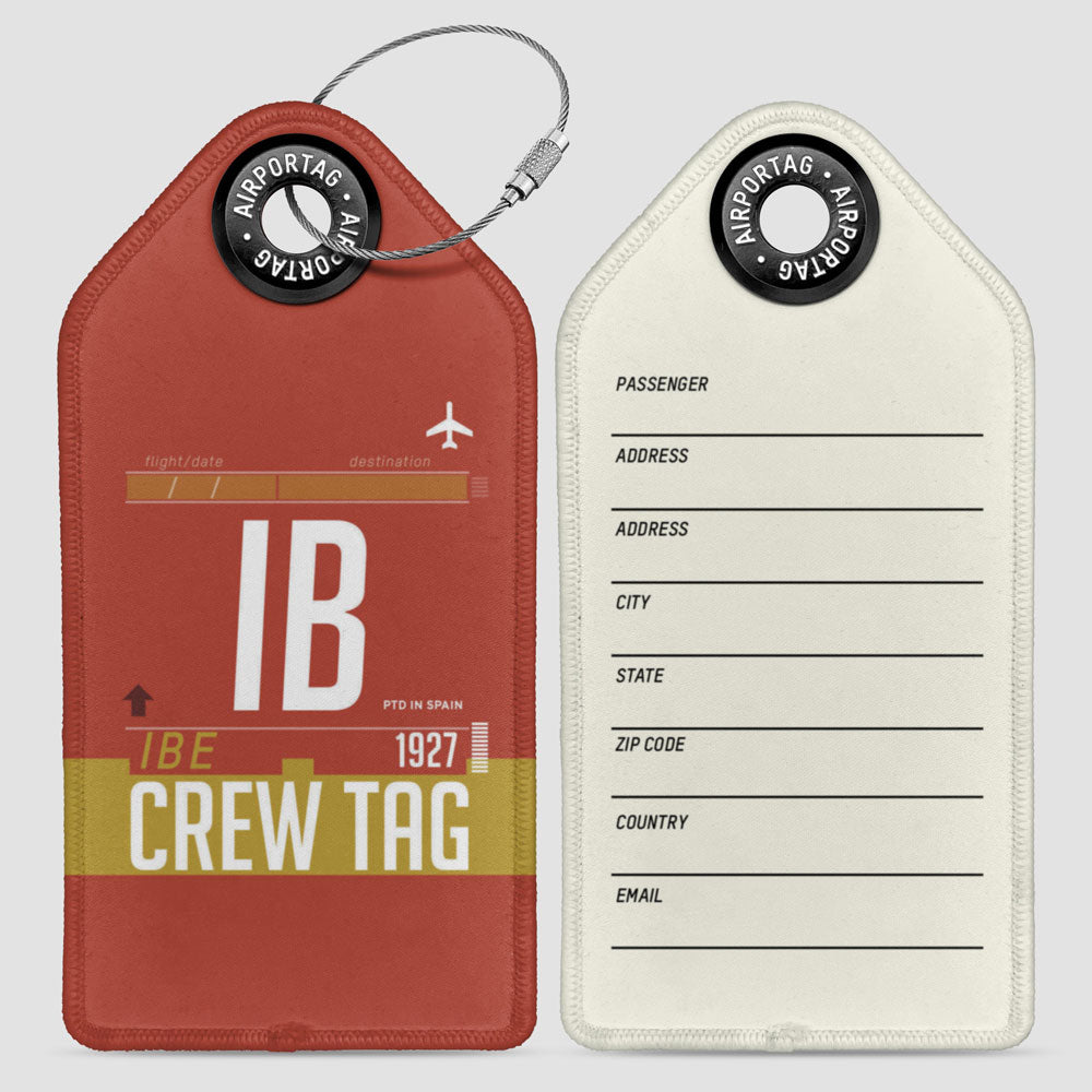 IB - Étiquette de bagage