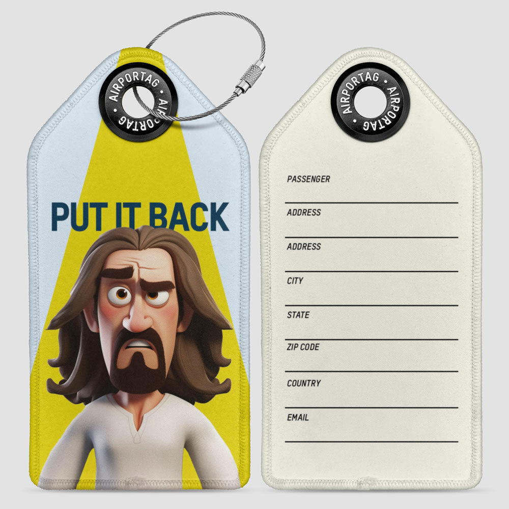 Put it Back - Luggage Tag