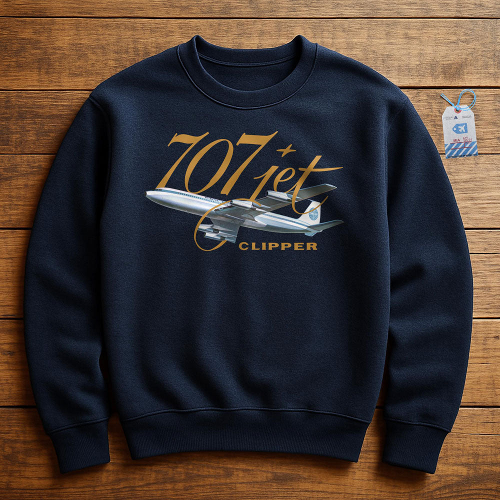Pan Am Jet Clipper - Sweatshirt - Navy
