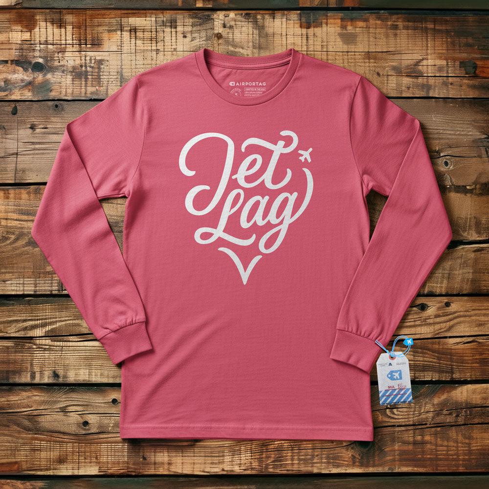 Jet Lag Heart - Long Sleeve T-Shirt