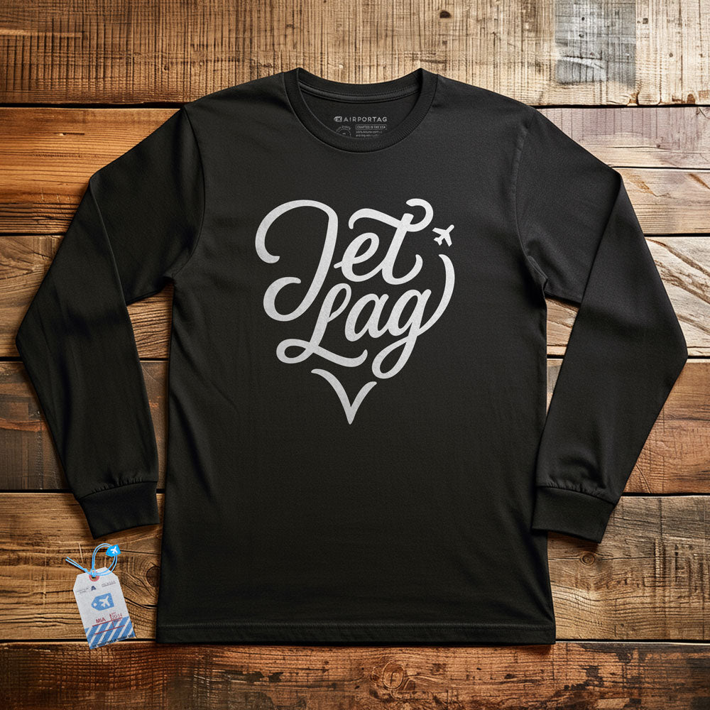 Jet Lag Heart - Long Sleeve T-Shirt