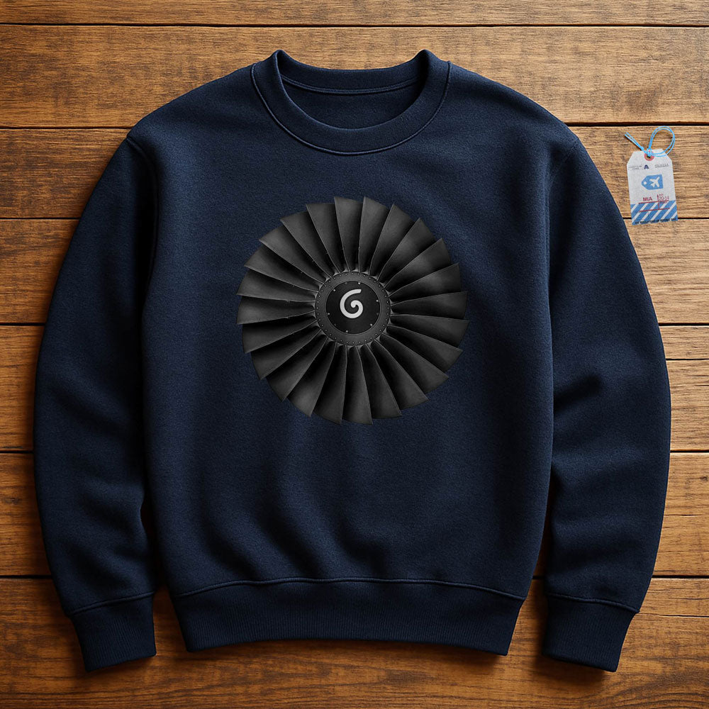 Jet Engine Fan Blades - Sweatshirt