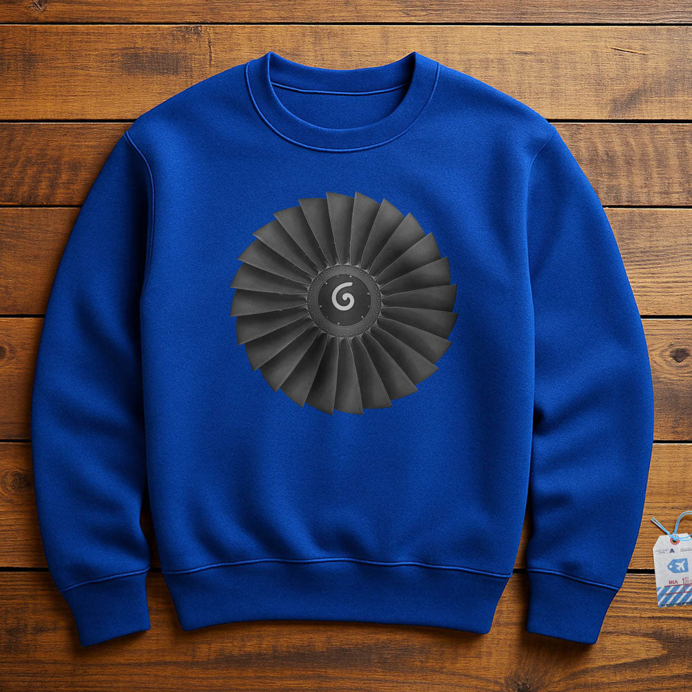 Jet Engine Fan Blades - Sweatshirt