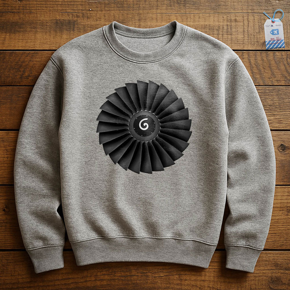 Jet Engine Fan Blades - Sweatshirt