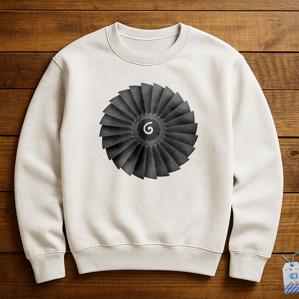 Jet Engine Fan Blades - Sweatshirt