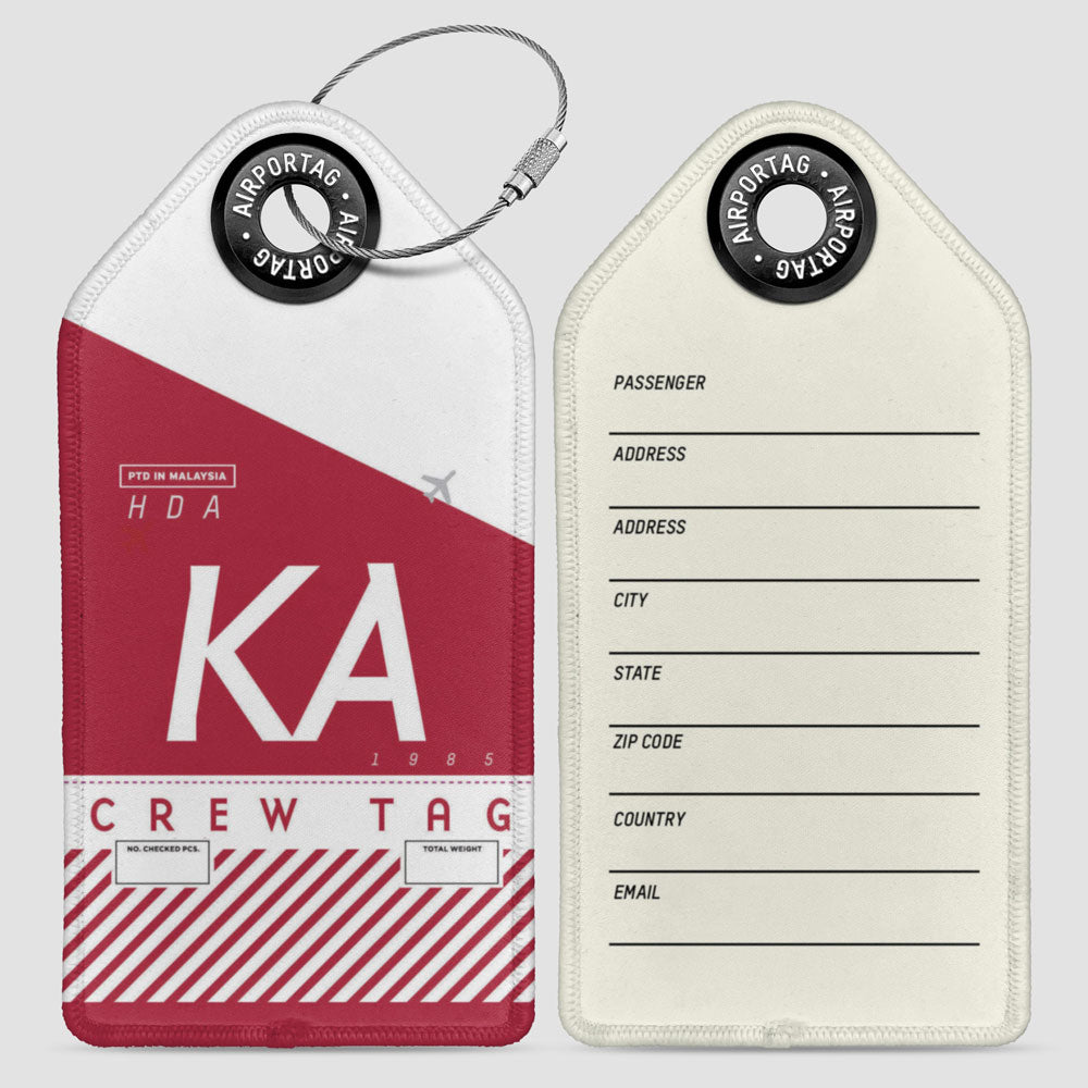 KA - Luggage Tag