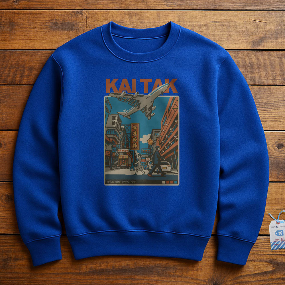 Kai Tak Pixel Art - Sweatshirt