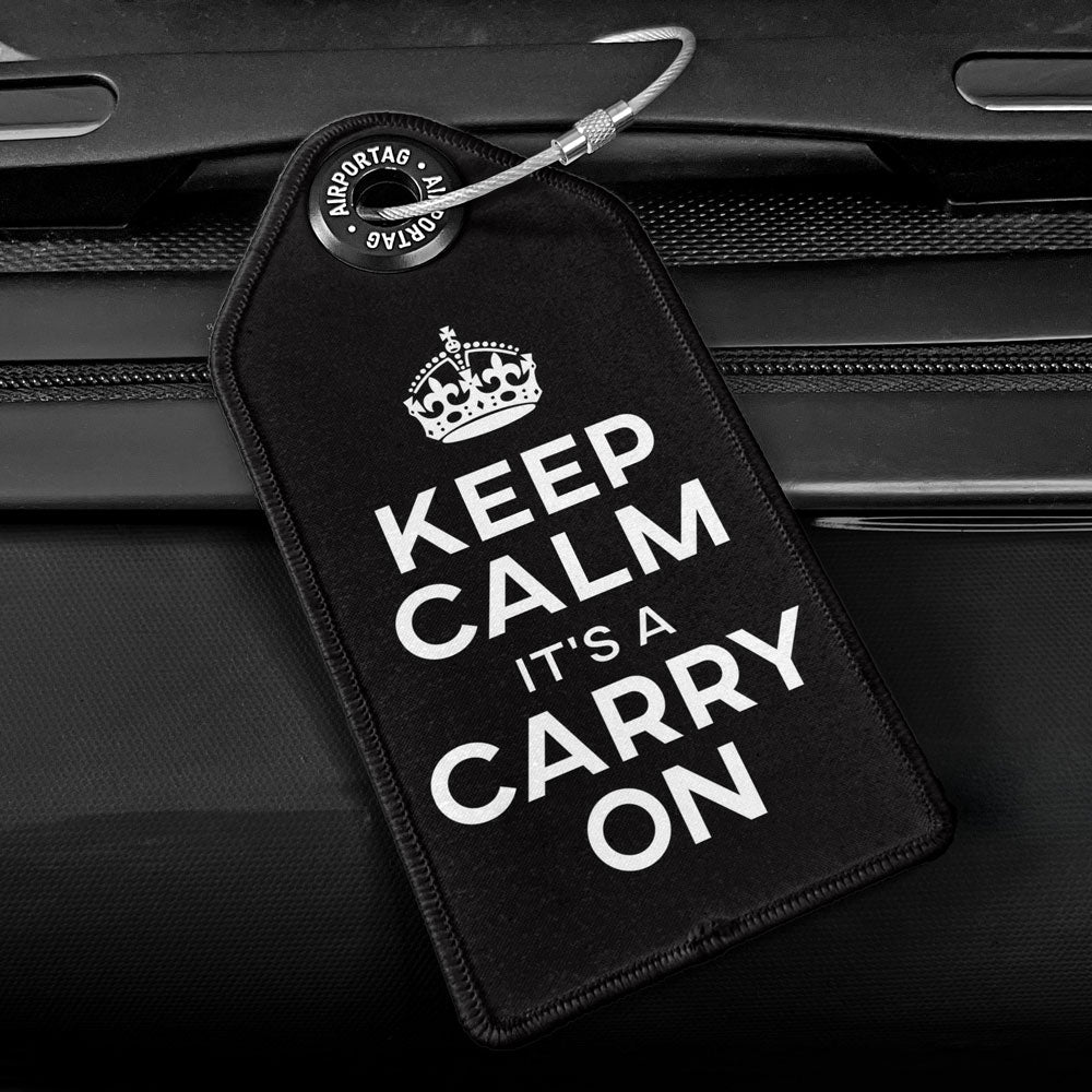 Keep Calm It's a Carry On - ラゲッジタグ