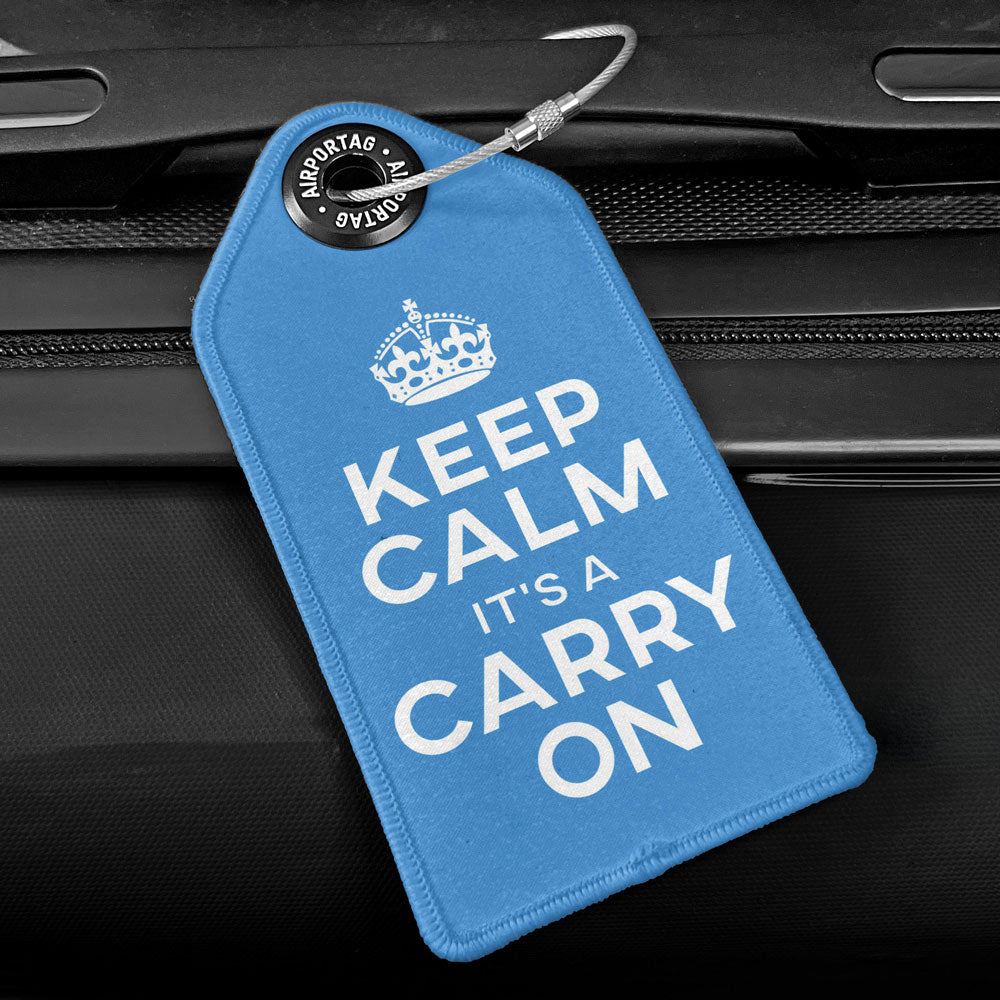 Keep Calm It's a Carry On - ラゲッジタグ