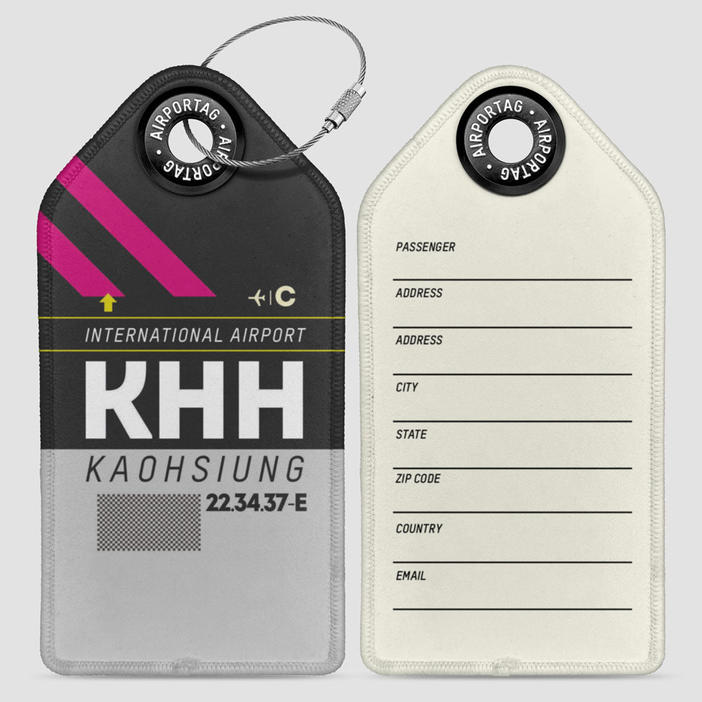 KHH - Étiquette de bagage