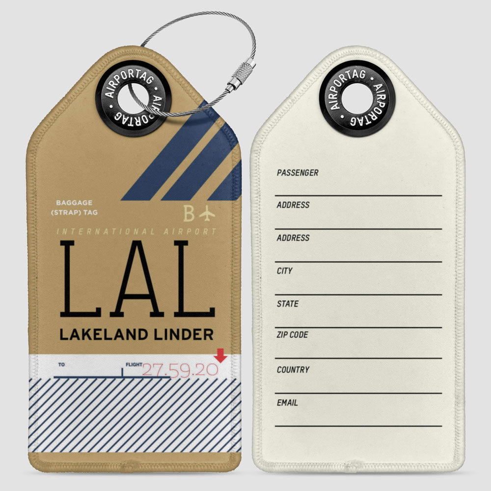 LAL - Étiquette de bagage