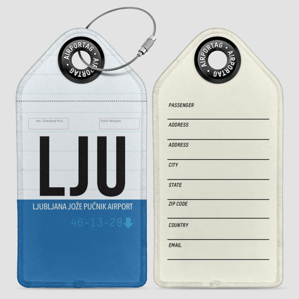 LJU - Étiquette de bagage