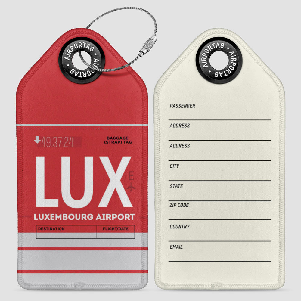 LUX - Étiquette de bagage
