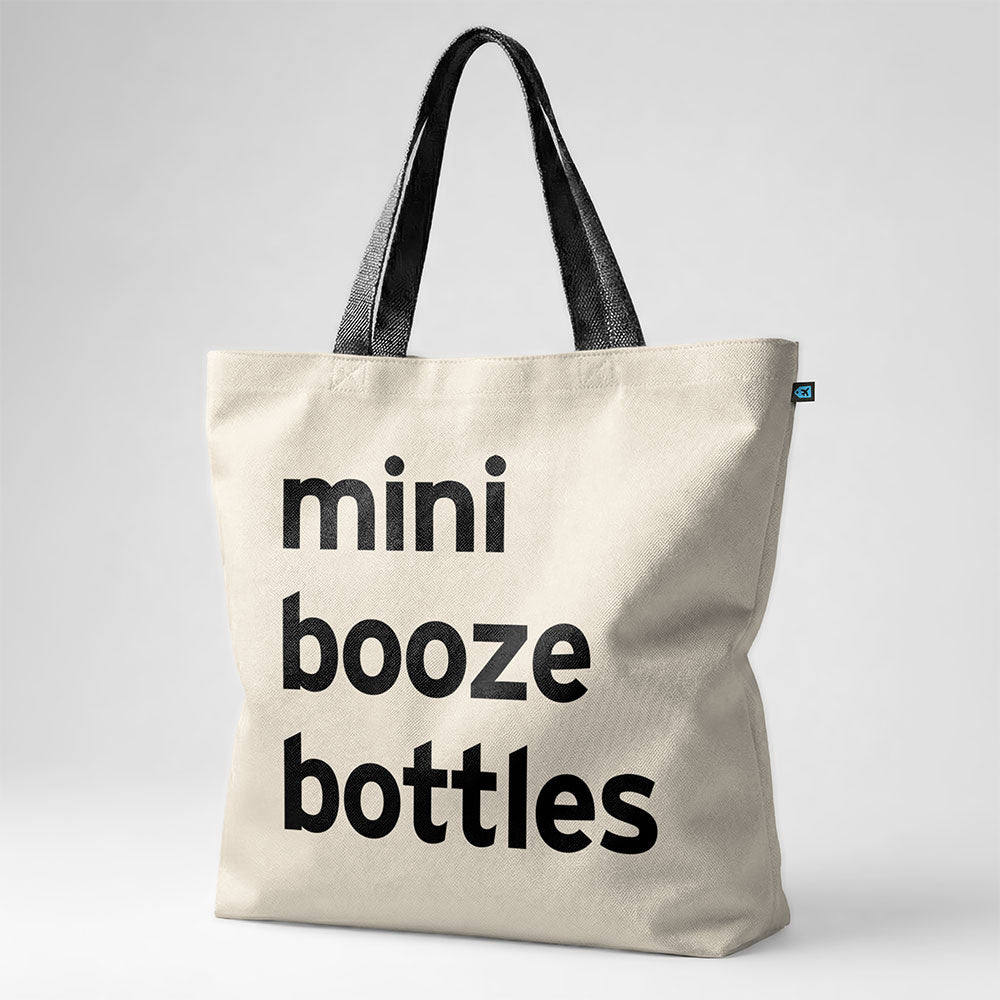 Mini Booze Bottles - Tote Bag
