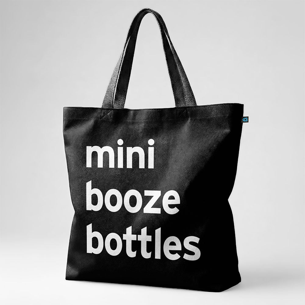 Mini Booze Bottles - Tote Bag
