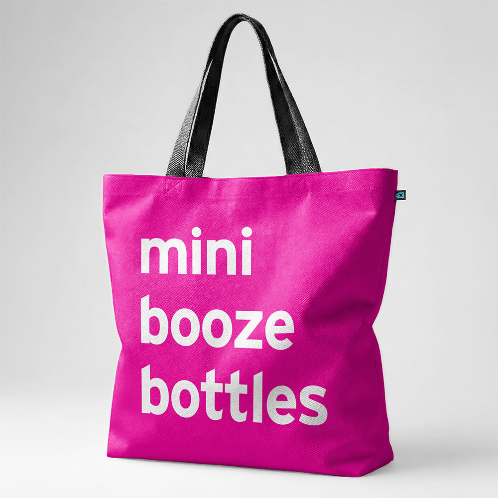 Mini Booze Bottles - Tote Bag