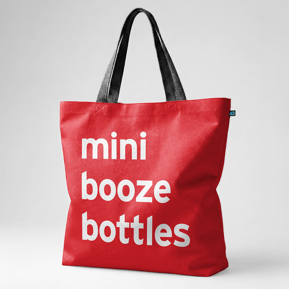 Mini Booze Bottles - Tote Bag