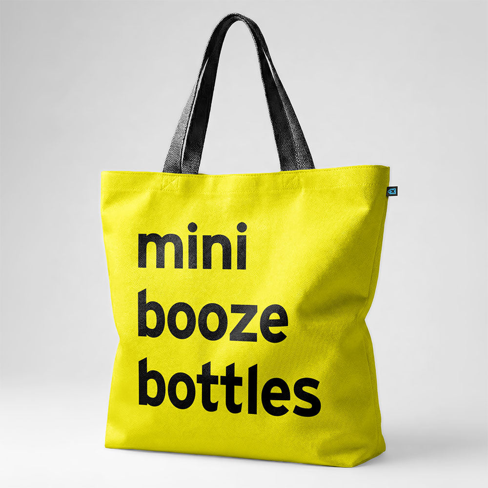 Mini Booze Bottles - Tote Bag