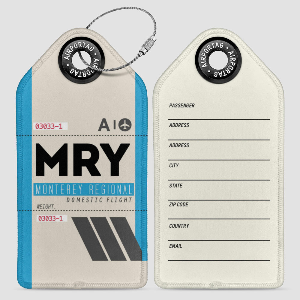 MRY - Étiquette de bagage
