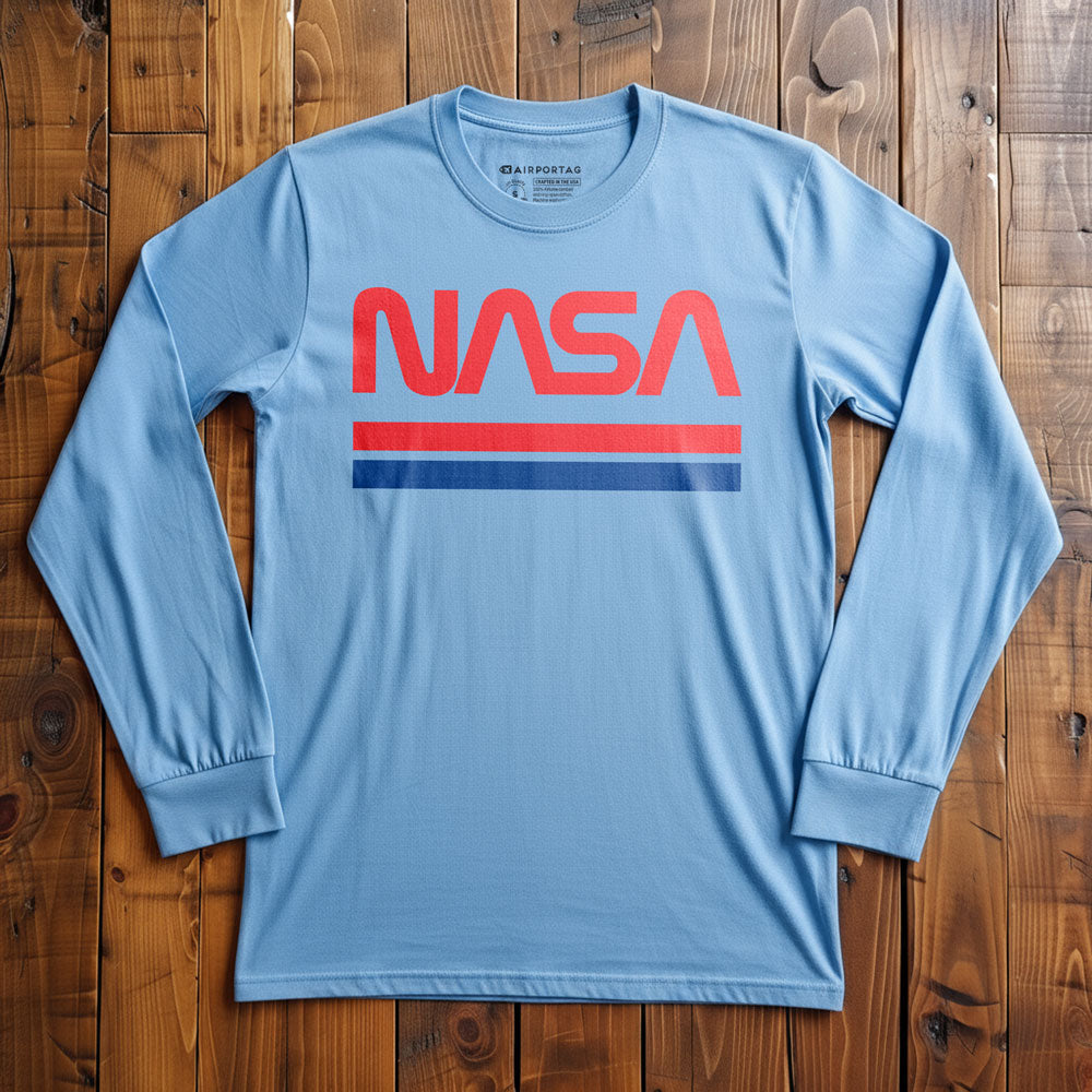 Nasa Worm Logo - Long Sleeve T-Shirt