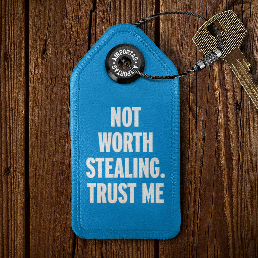 Not Worth Stealing - Tag Keychain