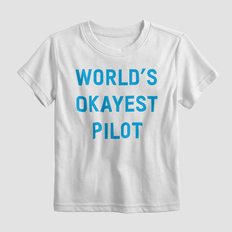World's Okayest Pilot - Kids T-Shirt