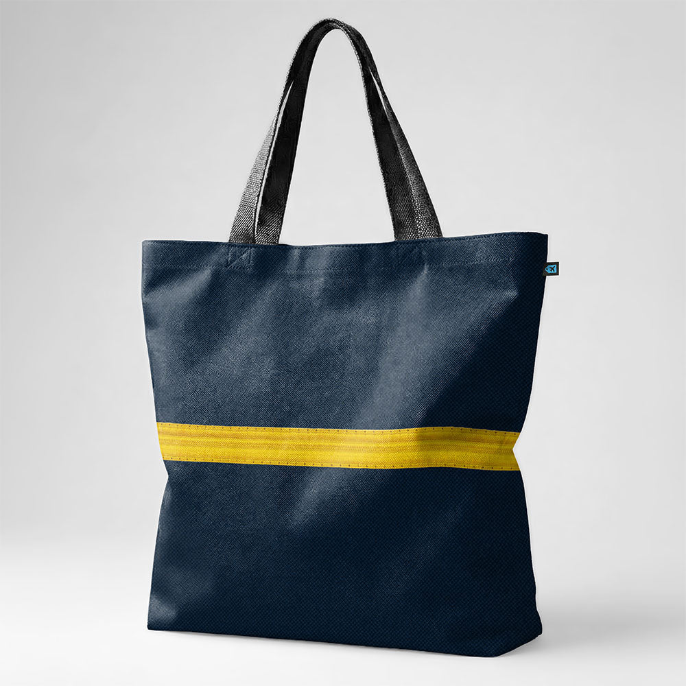Navy Pilot Stripes - Tote Bag