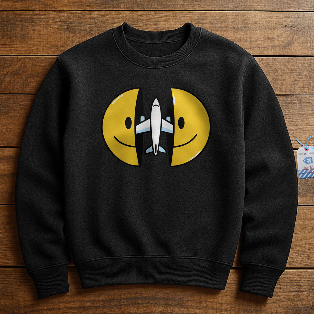 Open Smile Plane - Sweatshirt