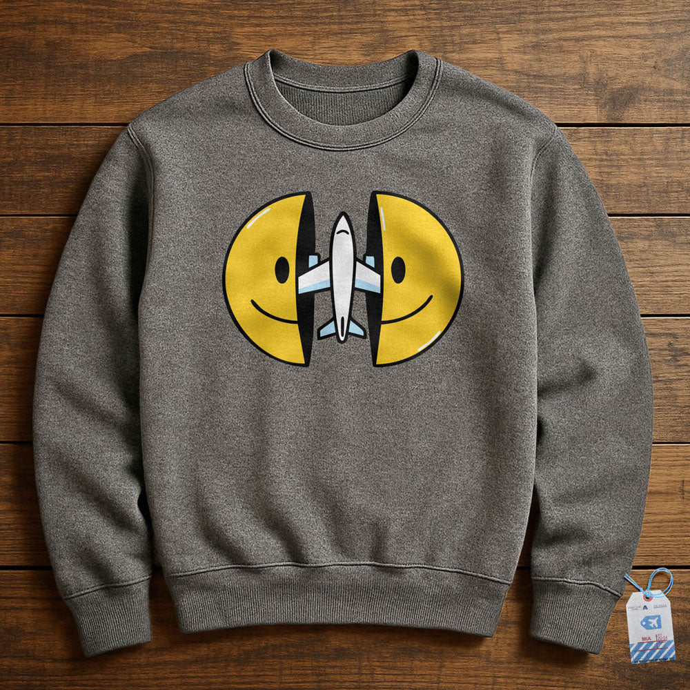 Open Smile Plane - Sweatshirt
