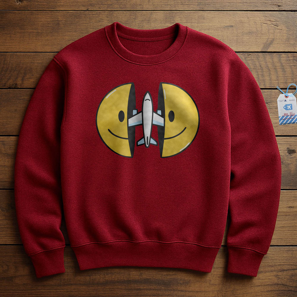 Open Smile Plane - Sweatshirt