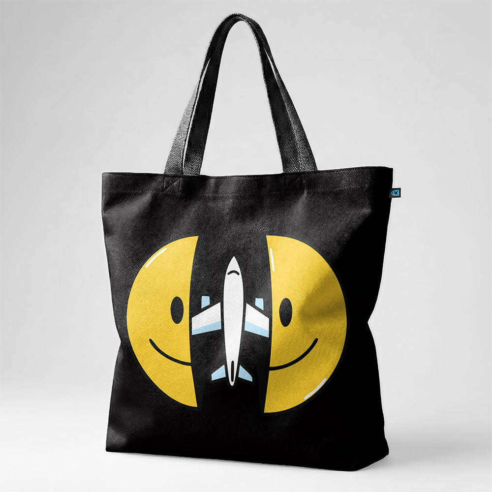 Open Smile Plane - Tote Bag