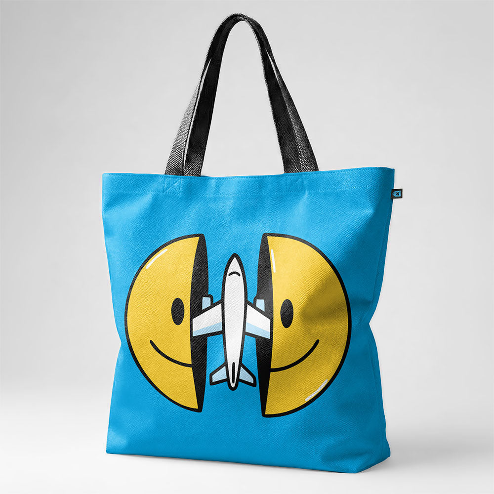 Open Smile Plane - Tote Bag