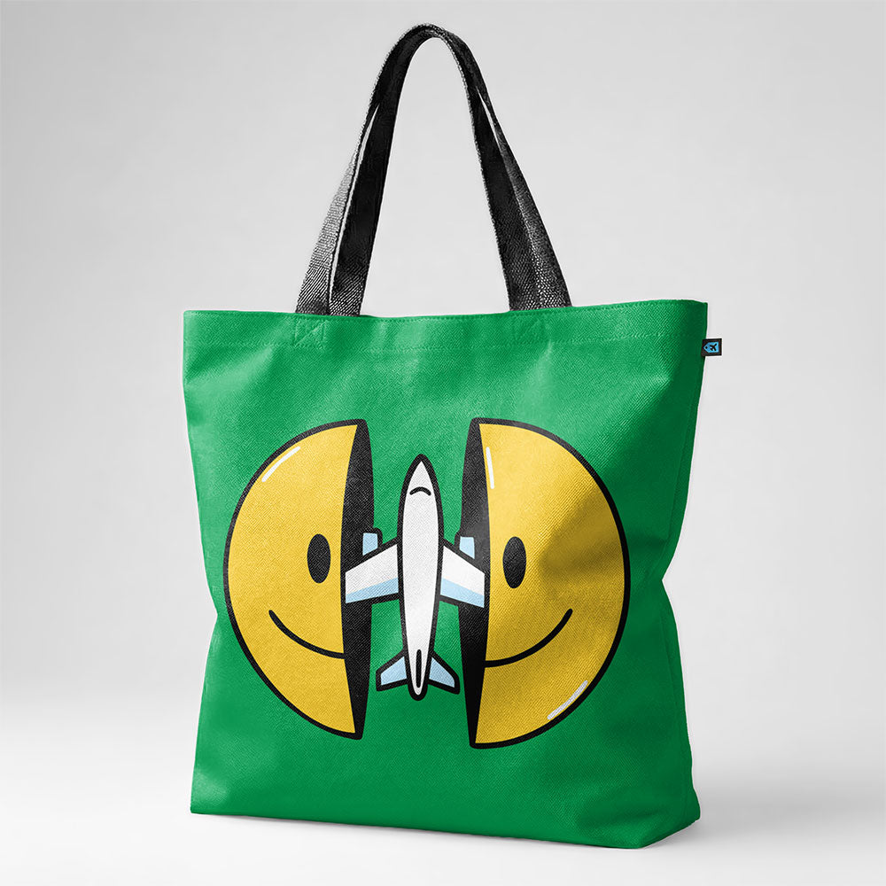 Open Smile Plane - Tote Bag