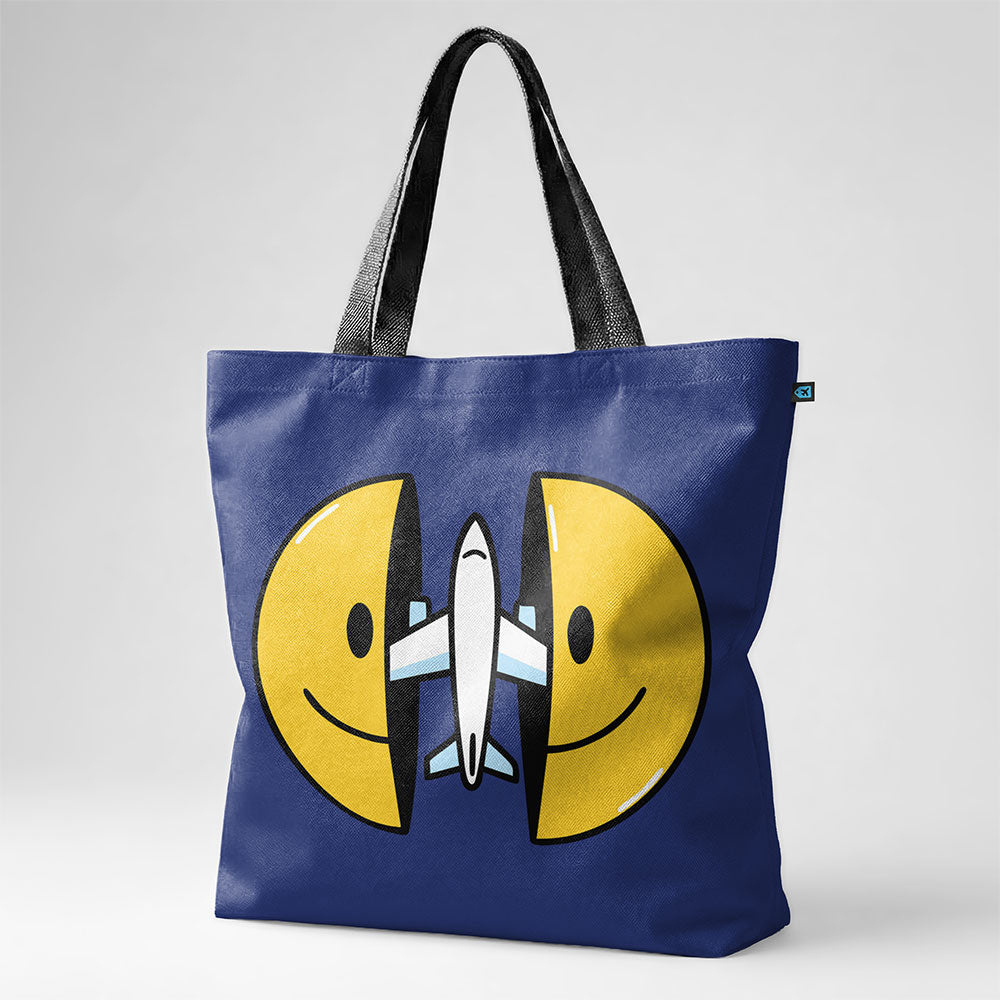 Open Smile Plane - Tote Bag