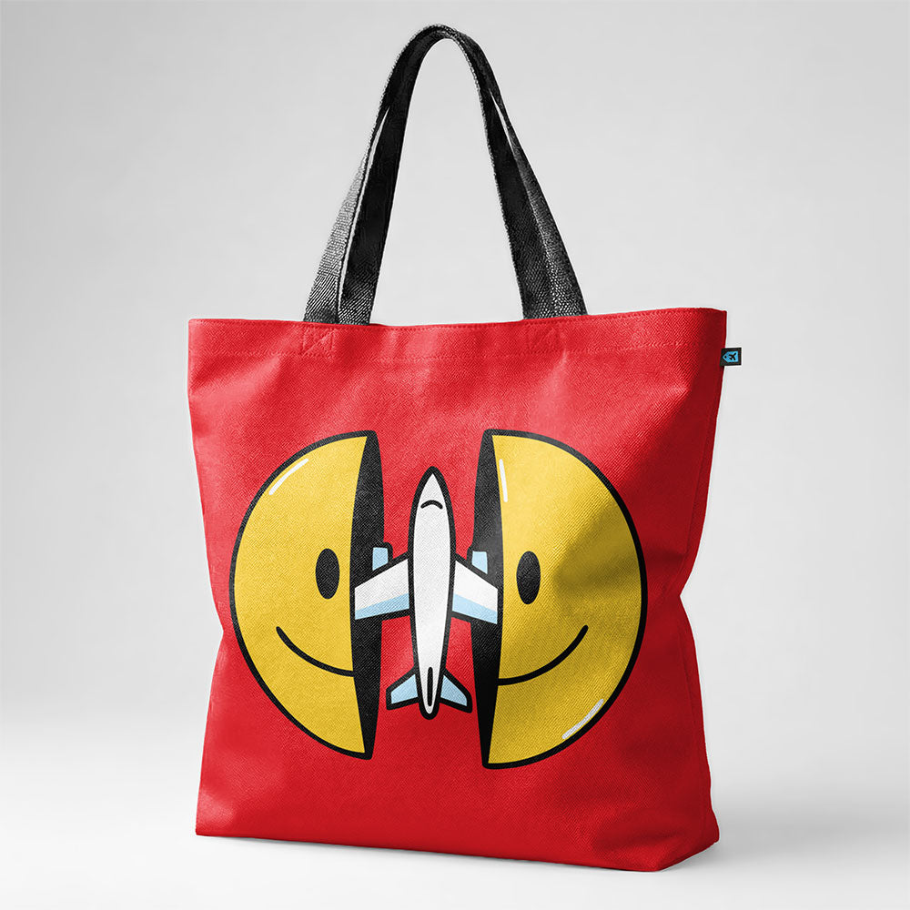 Open Smile Plane - Tote Bag