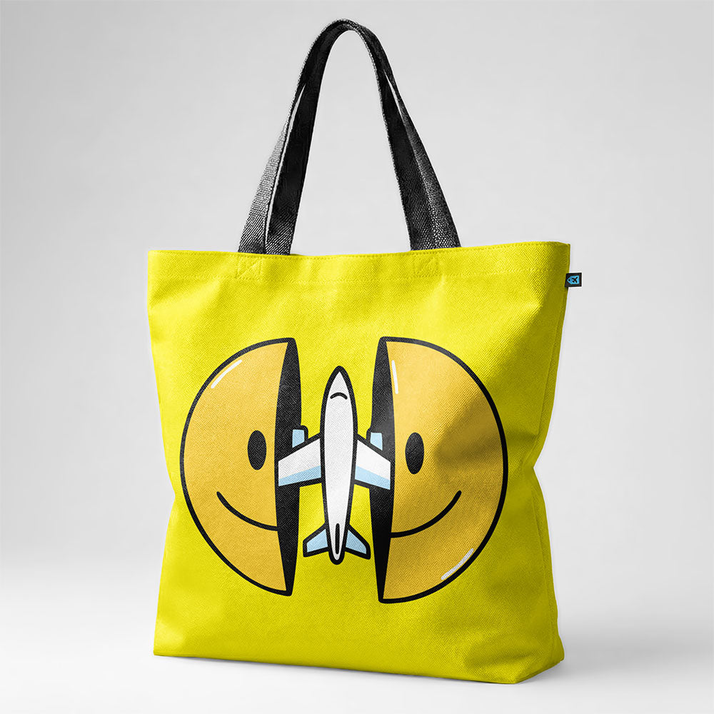 Open Smile Plane - Tote Bag