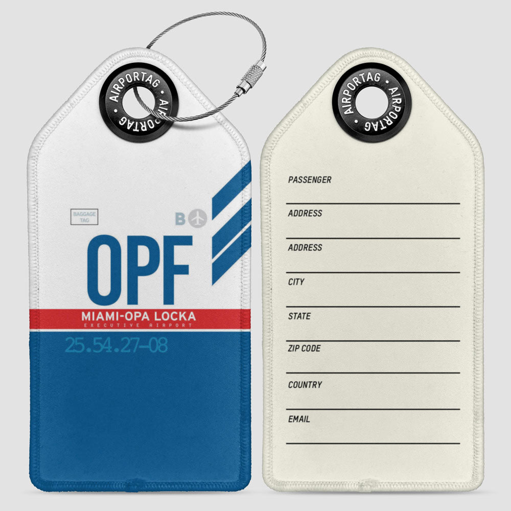 OPF - Étiquette de bagage