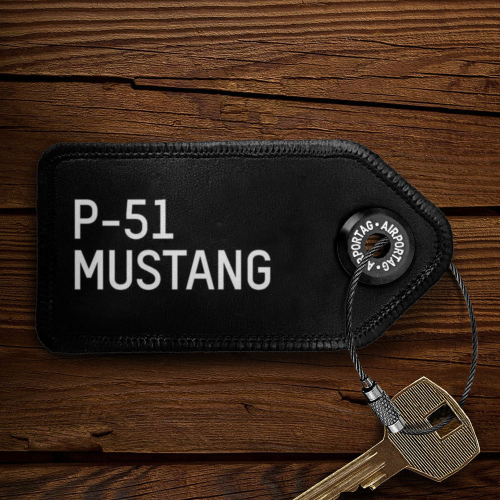 P-51 Mustang - Tag Keychain