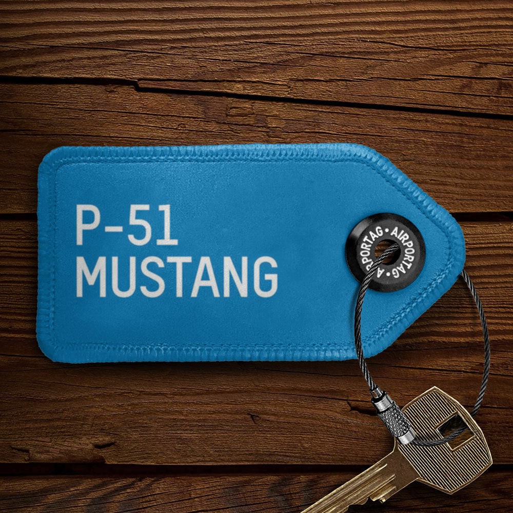 P-51 Mustang - Tag Keychain