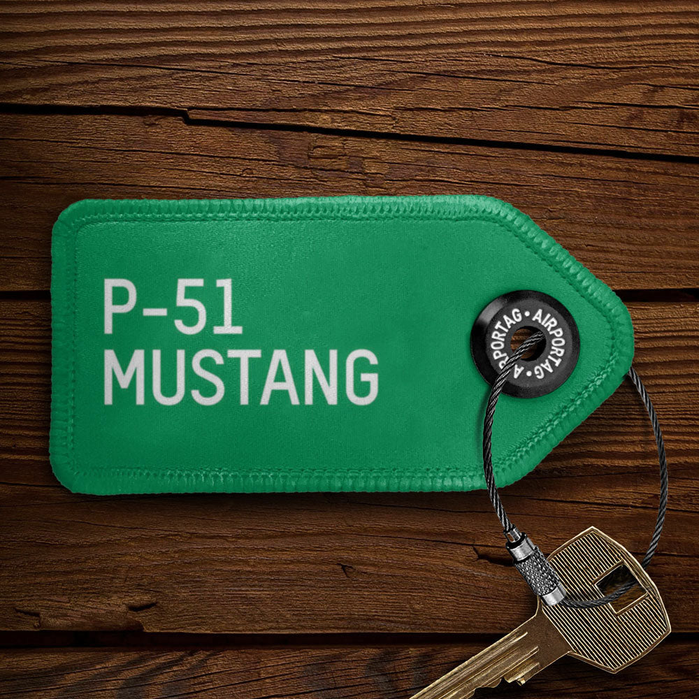 P-51 Mustang - Tag Keychain