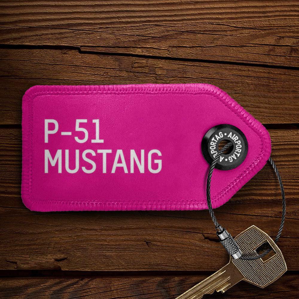 P-51 Mustang - Tag Keychain
