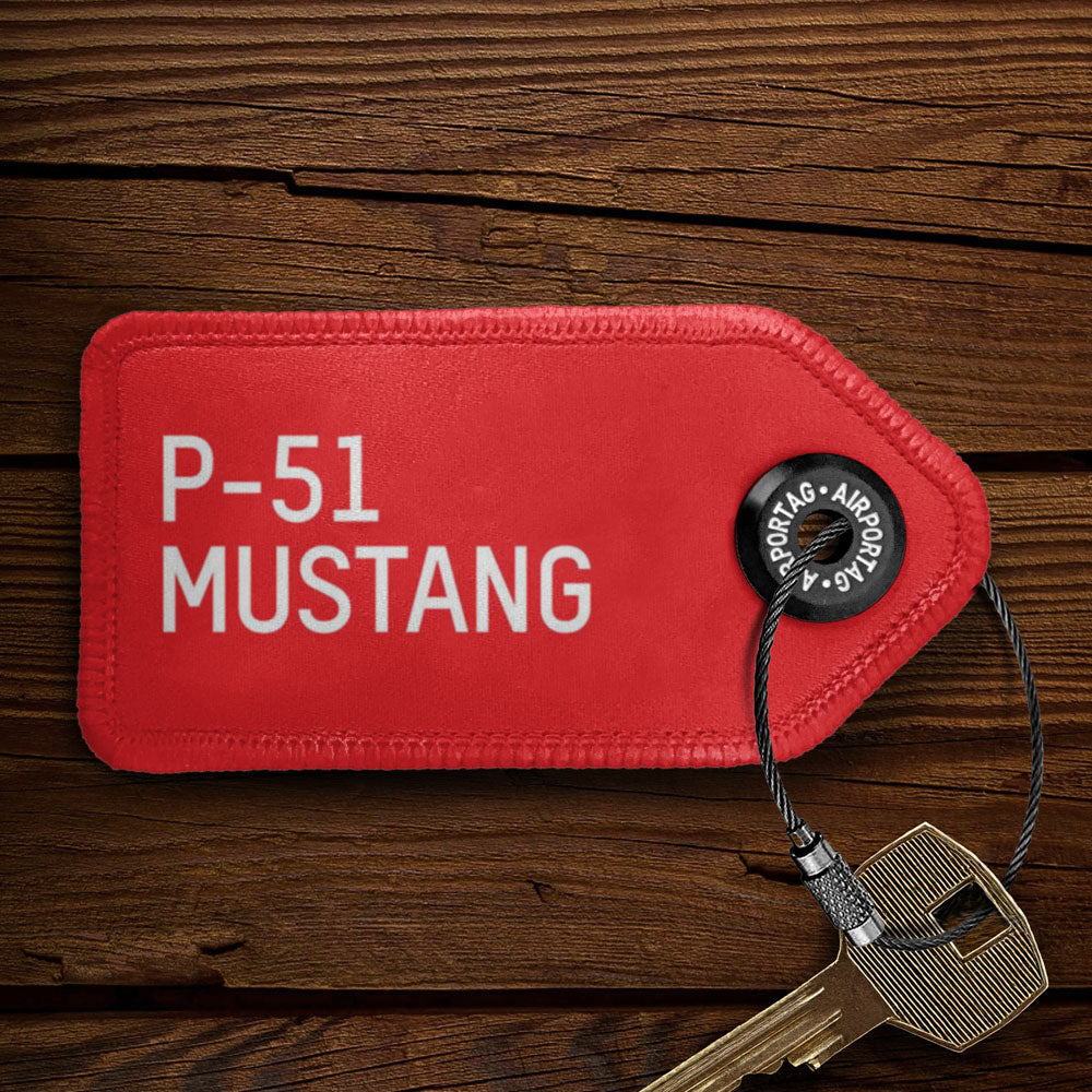 P-51 Mustang - Tag Keychain